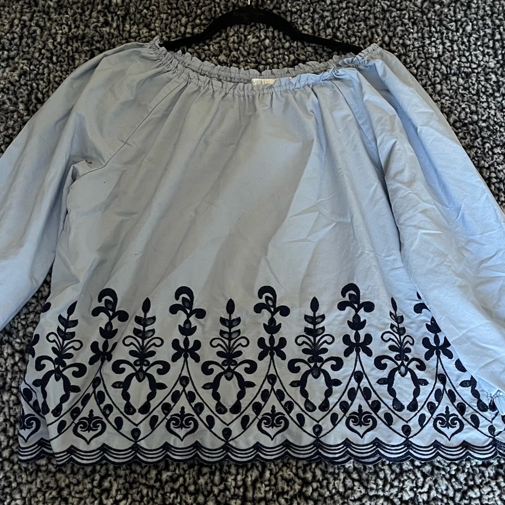 Off shoulder blouse